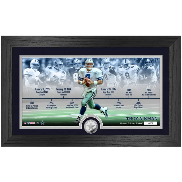 Lids Troy Aikman Dallas Cowboys Fanatics Authentic Framed 15 x 17