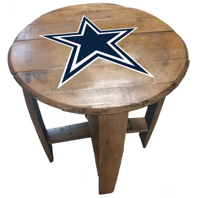 Dallas Cowboys Imperial Oak Barrel Table