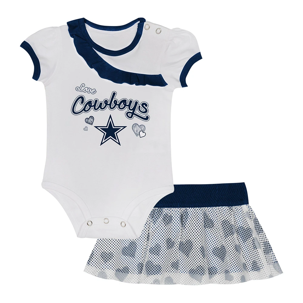 Ensemble body et jupe pour bébé Dallas Cowboys Love My Team