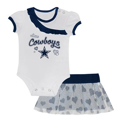 Infant  Dallas Cowboys Love My Team Bodysuit & Skirt Set