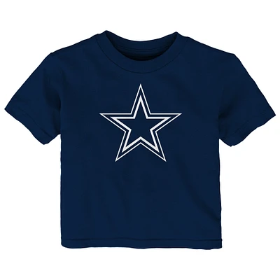 T-shirt à logo primaire Dallas Cowboys bleu marine pour bébé