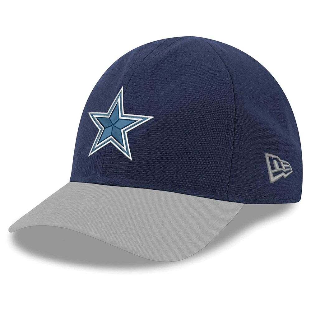 Casquette ajustable My 1st 9TWENTY New Era Dallas Cowboys bleu marine/argenté pour bébé