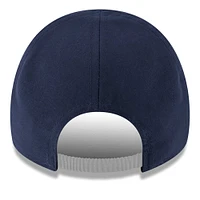 Casquette réglable New Era Dallas Cowboys Retro Joe My 1st 9TWENTY bleu marine/argenté pour bébé