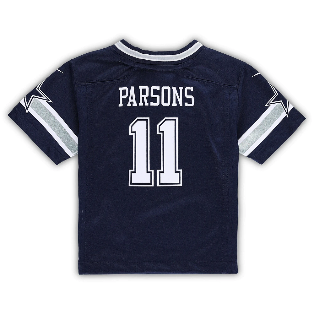 Maillot de match Nike Micah Parsons pour bébé, bleu marine, Dallas Cowboys