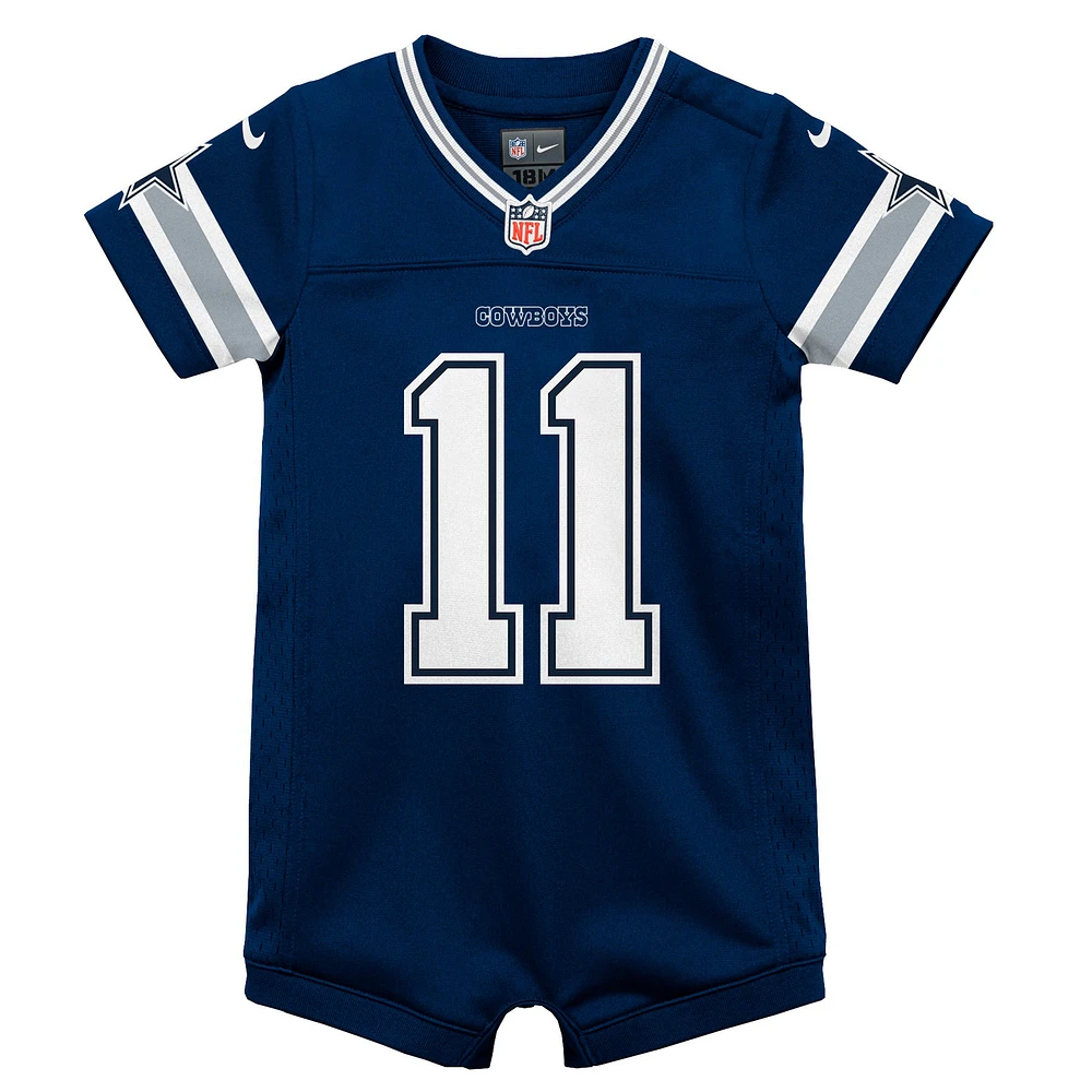 Infant Nike Micah Parsons Navy Dallas Cowboys Game Romper Jersey