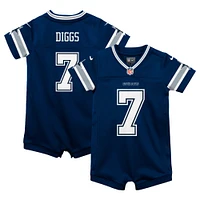 Barboteuse de jeu Nike Trevon Diggs pour bébé, bleu marine, Dallas Cowboys, maillot