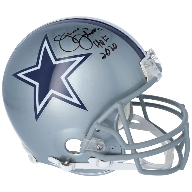 Drew Pearson Dallas Cowboys Fanatics Authentic Autographed White Panel  Football with HOF 21 Inscription