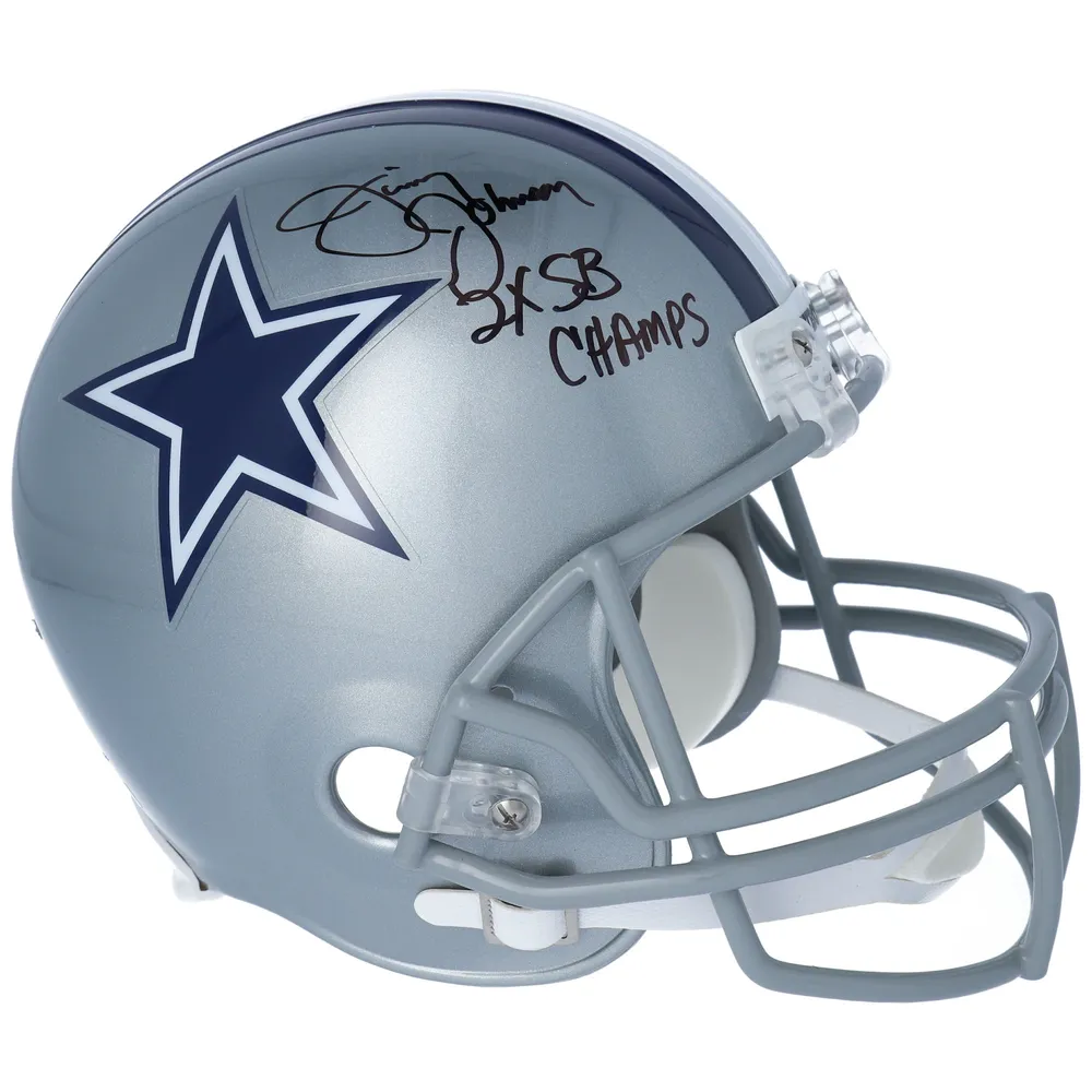 Larry Brown Autographed Dallas Cowboys Logo Football W/ SB MVP