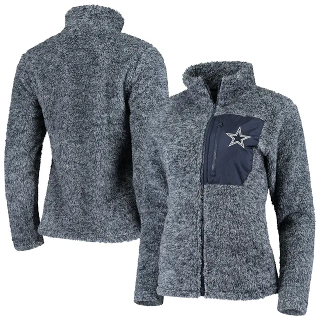 Men's Dallas Cowboys Antigua Navy Links Full-Zip Golf Jacket