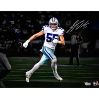 Lids Leighton Vander Esch Dallas Cowboys Fanatics Authentic Autographed 11  x 14 Running TD Photograph