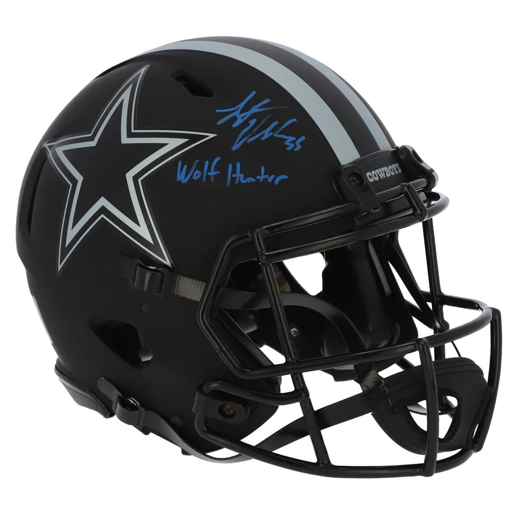 Lids Leighton Vander Esch Dallas Cowboys Fanatics Authentic Autographed  Riddell Eclipse Alternate Speed Authentic Helmet with WOLF HUNTER  Inscription