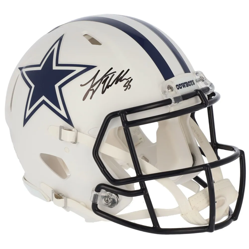 Lids Leighton Vander Esch Dallas Cowboys Fanatics Authentic Autographed  Riddell Flat White Alternate Revolution Speed Authentic Helmet