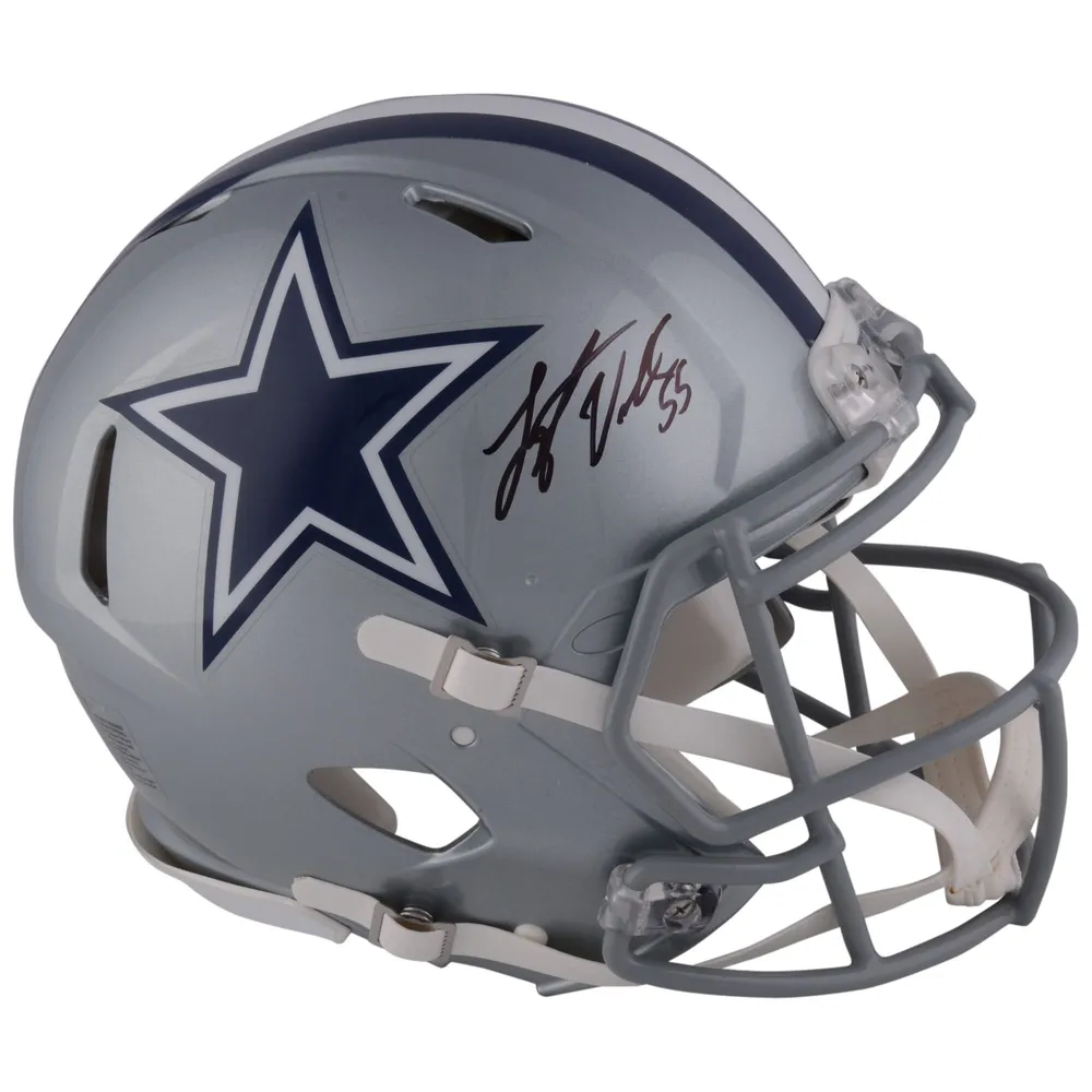 Fanatics Authentic Leighton Vander Esch Dallas Cowboys Autographed Riddell Speed Mini Helmet