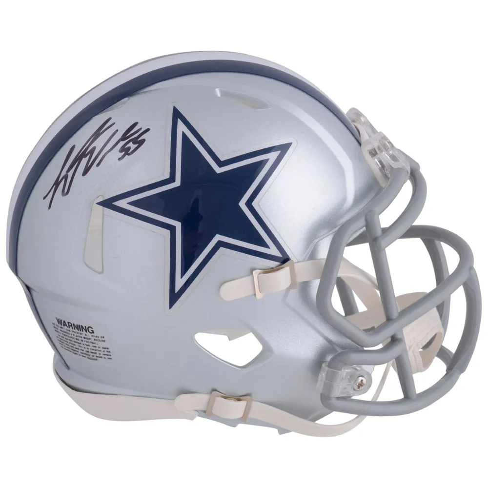 Leighton Vander Esch Dallas Cowboys Fanatics Authentic Autographed Riddell  Eclipse Alternate Speed Authentic Helmet