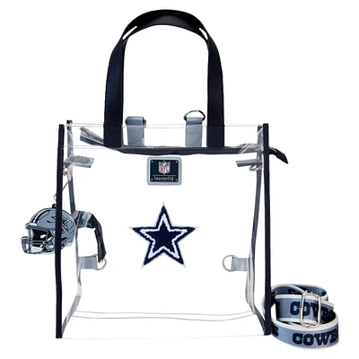 Loungefly Dallas Cowboys Clear Convertible Backpack & Tote Bag