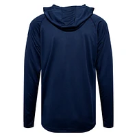 Sweat à capuche raglan Solar Stream Omni-Wick bleu marine Columbia pour homme des Cowboys de Dallas