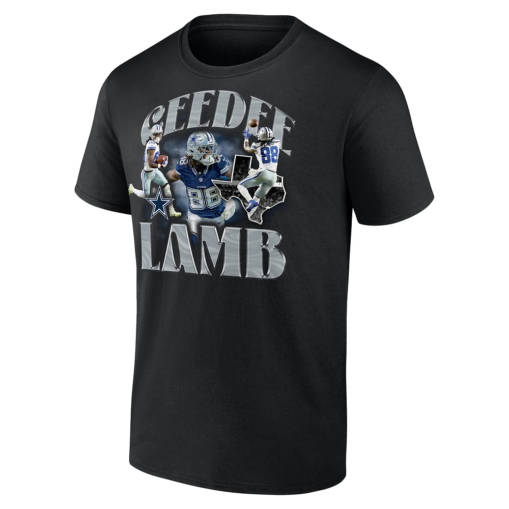 DCM COW BLACK CEEDEE LAMB MEN'S NOTORIOUS PLAYER GRAPHIC SST TEEMENGRA