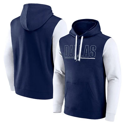 Sweat à capuche enfiler Fanatics bleu marine Dallas Cowboys Big & Tall Outline pour hommes