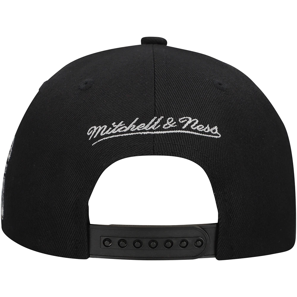 Men's Mitchell & Ness  Black Dallas Cowboys Beautiful Chaos Adjustable Hat