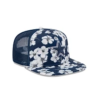 Men's New Era  Navy Dallas Cowboys Adventure Pattern Golfer Adjustable Hat