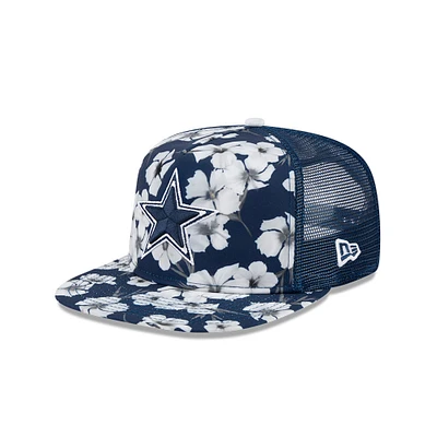 Men's New Era  Navy Dallas Cowboys Adventure Pattern Golfer Adjustable Hat