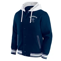Men's NFL x Darius Rucker Collection by Fanatics  Navy Dallas Cowboys Full-Snap Hoodie Jacket