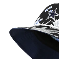 Men's '47  Black Dallas Cowboys Dark Tropic Bucket Hat