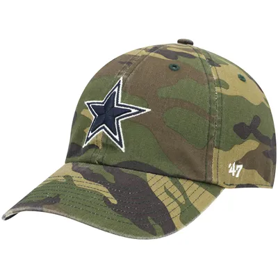 Dallas Cowboys '47 Woodland Clean Up Adjustable Hat - Camo