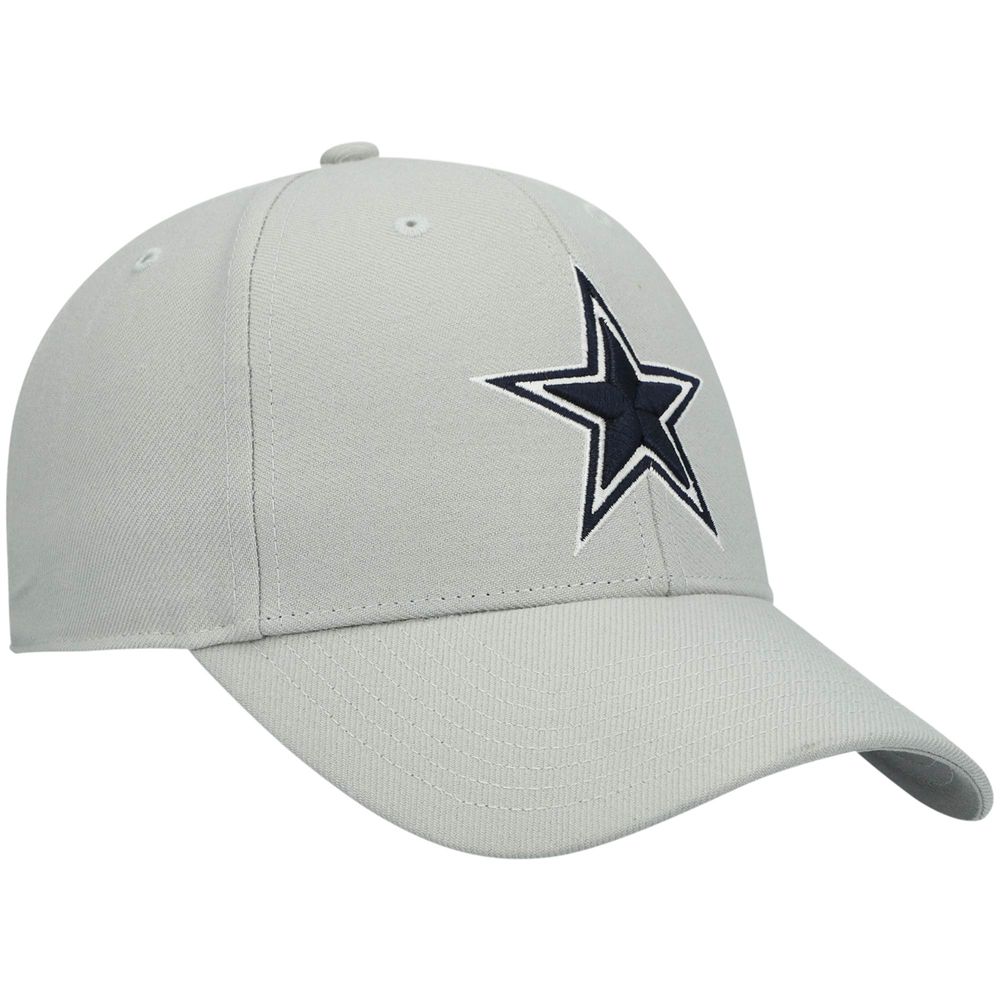 Men's '47 Gray Dallas Cowboys MVP Secondary Logo Adjustable Hat