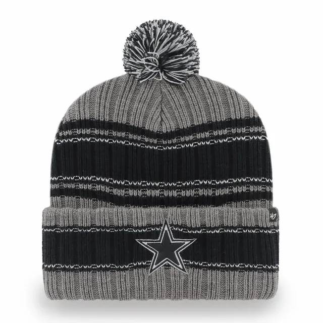 Lids Dallas Cowboys '47 Stylus Cuffed Knit Hat with Pom - Navy