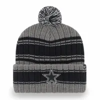 Dallas Cowboys Men Basic Knit Hat (Grey)