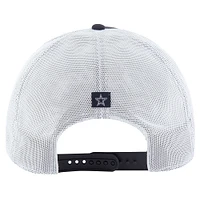 Casquette réglable '47 bleu marine/blanc Dallas Cowboys Downburst Relaxed Hitch Trucker pour hommes