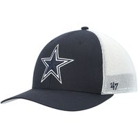 Men's '47 Navy/White Dallas Cowboys Trophy Flex Hat