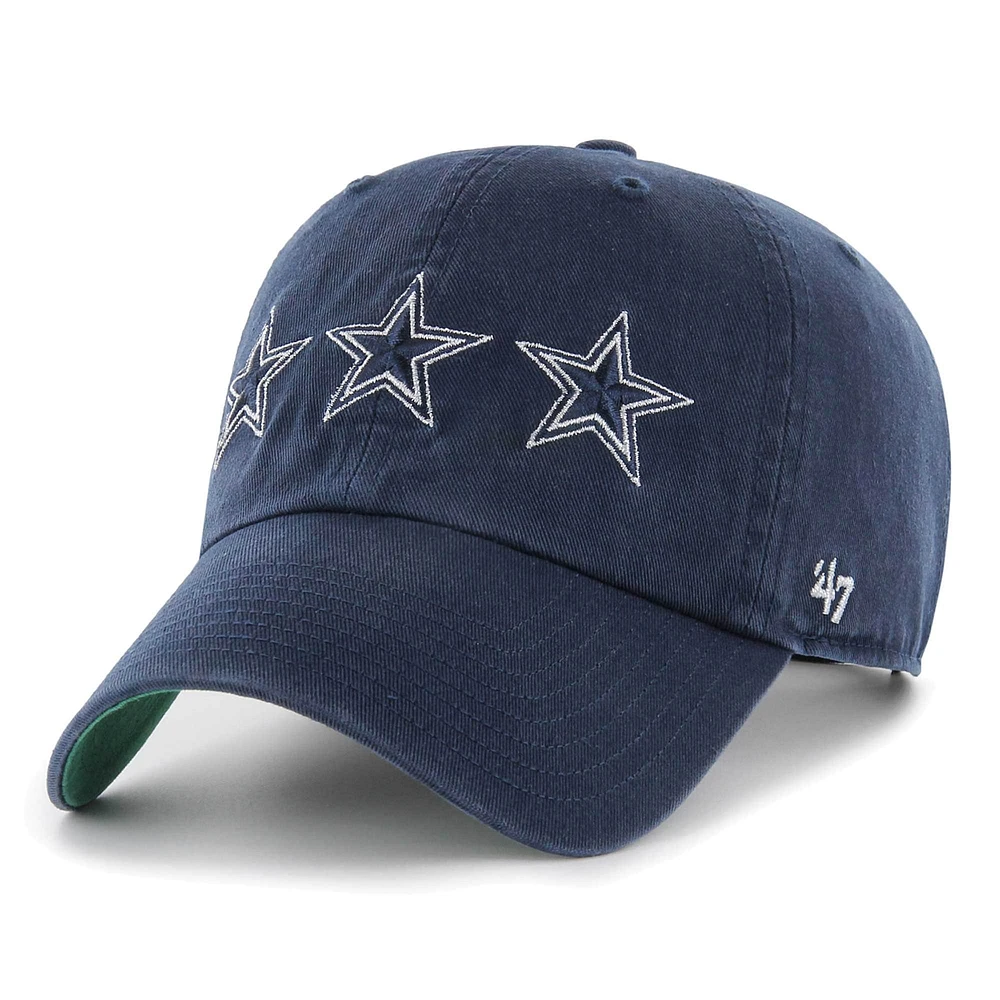 Casquette réglable '47 Navy Dallas Cowboys Bankroll Clean Up pour hommes