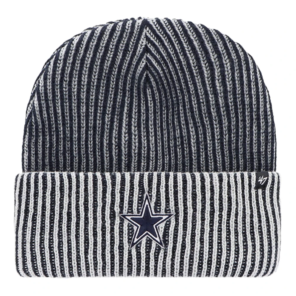 Men's '47 Navy Dallas Cowboys  Cold Snap Cuffed Knit Hat