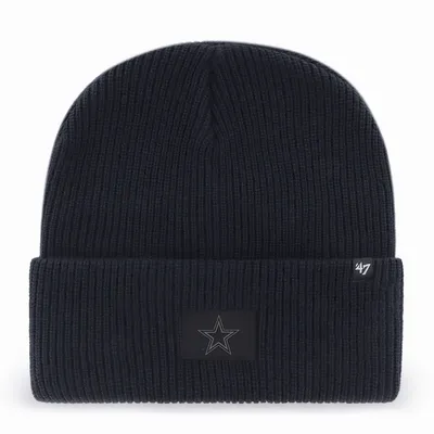 Men's '47 Navy Dallas Cowboys Bering Cuffed Knit Hat with Pom