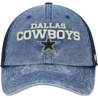 Men's '47 Navy Dallas Cowboys Drumline Trucker Clean Up Snapback Hat