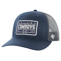 Casquette réglable '47 bleu marine Dallas Cowboys Hardline Trucker pour hommes