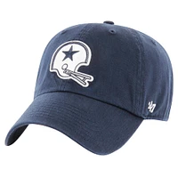 Men's '47 Navy Dallas Cowboys Helmet Clean Up Adjustable Hat