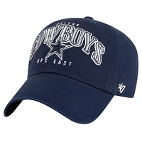 Men's '47 Navy Dallas Cowboys Jansson Clean Up Adjustable Hat