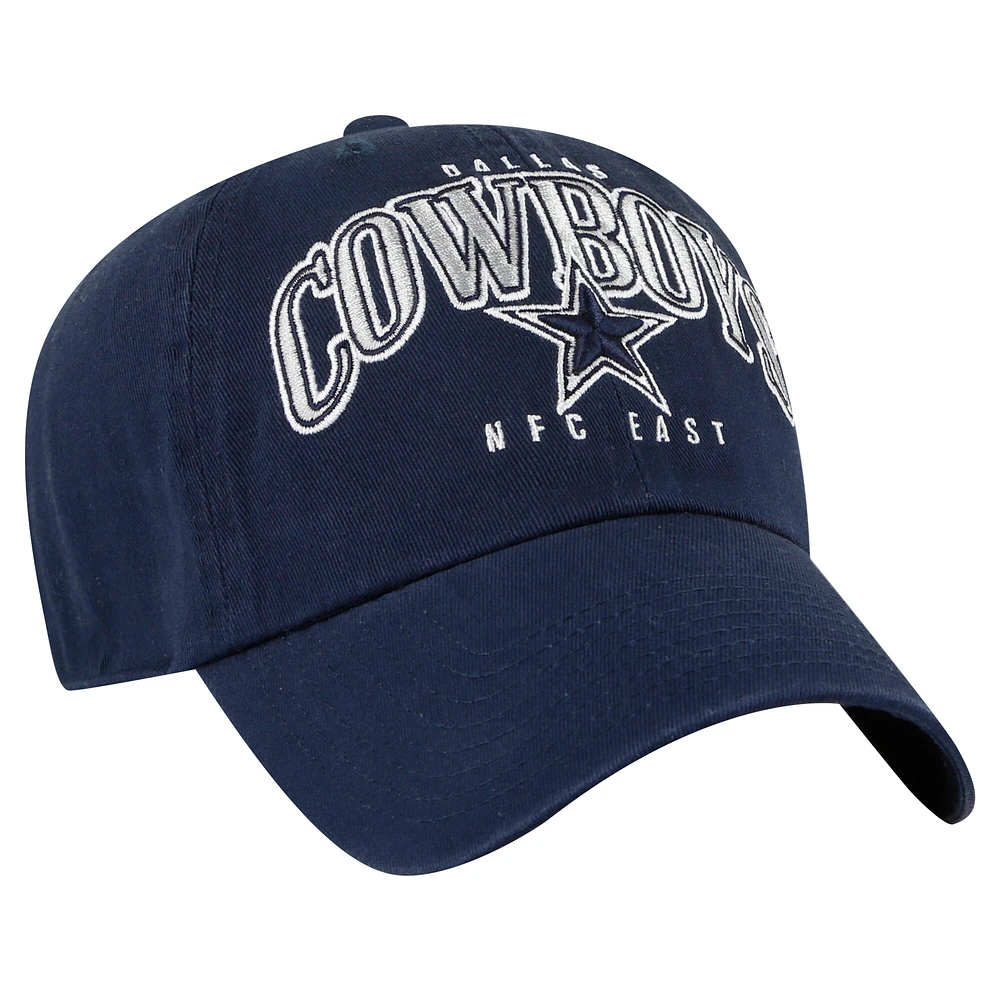 Men's '47 Navy Dallas Cowboys Jansson Clean Up Adjustable Hat