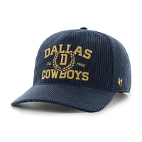 Casquette ajustable Dallas Cowboys Letterman Hitch '47 bleu marine pour homme