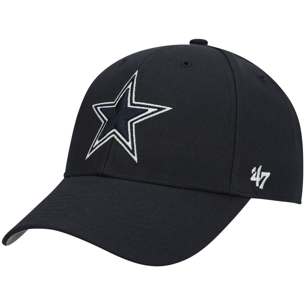 Men's '47 Navy Dallas Cowboys MVP Primary Logo Adjustable Hat