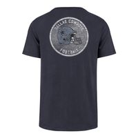 Men's '47 Navy Dallas Cowboys Open Field Franklin T-Shirt