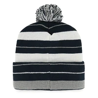 Men's '47 Navy Dallas Cowboys Powerline Cuffed Knit Hat with Pom