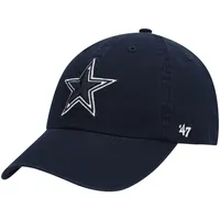 Men's '47 Navy Dallas Cowboys Primary Clean Up Adjustable Hat