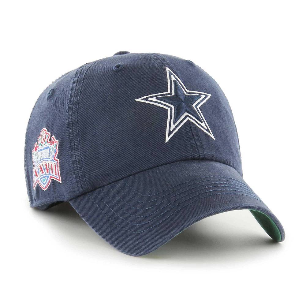 Casquette ajustée '47 Navy Dallas Cowboys Sure Shot Franchise pour hommes