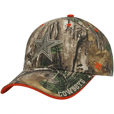 Casquette réglable '47 Realtree Camo Dallas Cowboys Frost MVP pour homme