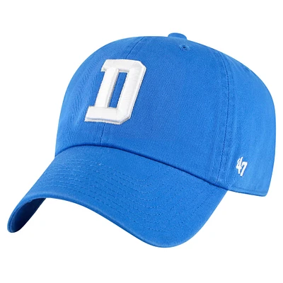 Casquette réglable avec lettre Clean Up '47 Royal Dallas Cowboys pour hommes