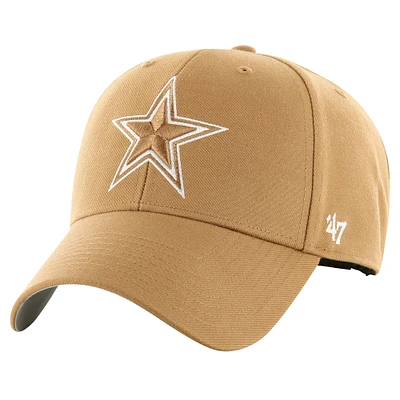 Casquette réglable '47 Tan Dallas Cowboys MVP Camel pour hommes